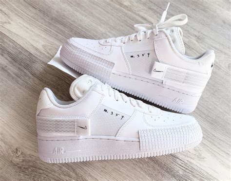 nike air force 1 nr 354 weiß|af1 type white.